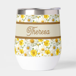 Yellow Watercolor Wildflower Pattern Name