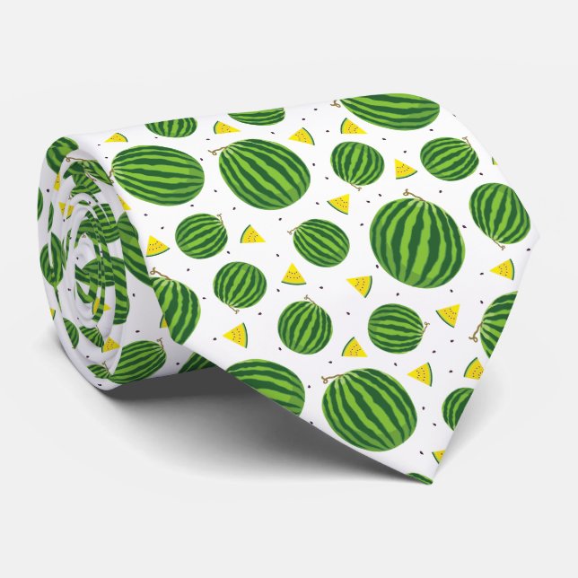 Yellow Watermelon Neck Tie (Rolled)