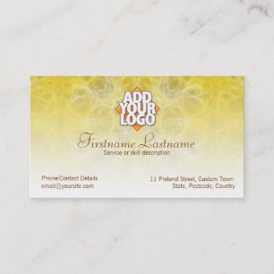 Yellow Web Business Card