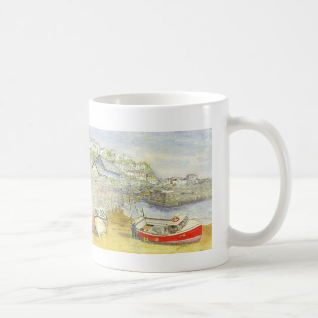 'Yellow Wellies' Mug (Right)