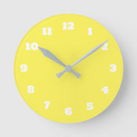 Yellow White Colourful Bright Decor Custom Colour