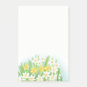Yellow & White Daffodils Spring Post-it Notes