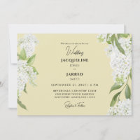 Yellow White Hydrangeas Wedding 