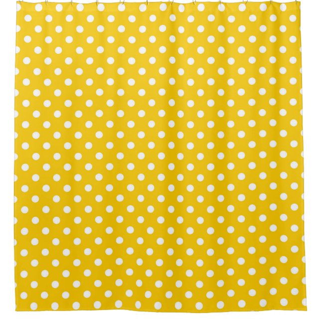 Yellow White Polka Dots Design (Front)