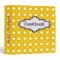 Yellow, white retro polka dot pattern cute recipe