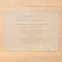 Yellow Wildflower Bride Parents 2 Venue Wedding II