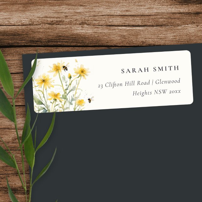 Yellow Wildflower Bumble Bee Neutral Address (Creator Uploaded)