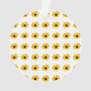 Yellow Wildflower Ornament 