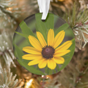 Yellow Wildflower Ornament 
