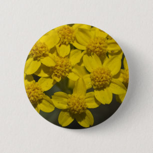 Yellow Wildflowers 2 Inch Round Button