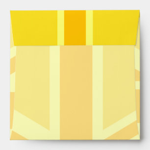 Yellow Yellow Union Jack British Flag Background Envelope