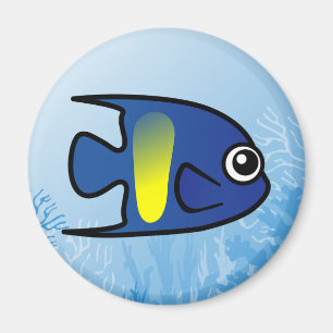 Yellowbar Angelfish Magnet