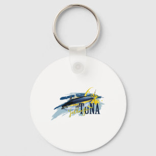 Yellowfin Tuna Deep Sea Fishing Sailor Fisherman N Keychain