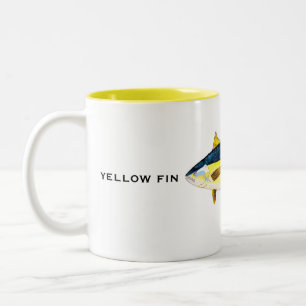 Yellowfin Tuna Mug   Fish Mug