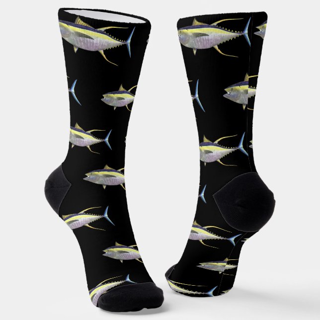Yellowfin Tuna Socks (Angled)