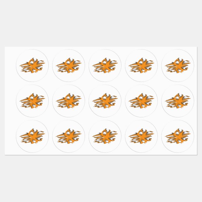 Yellowish Orange, Orangy Yellow  decorative (Sheet)