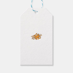 Yellowish Orange, Orangy Yellow  decorative Gift Tags