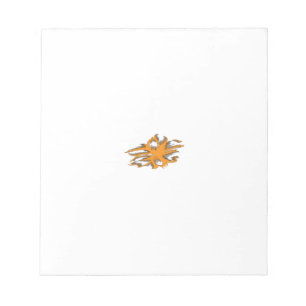 Yellowish Orange, Orangy Yellow decorative Notepad