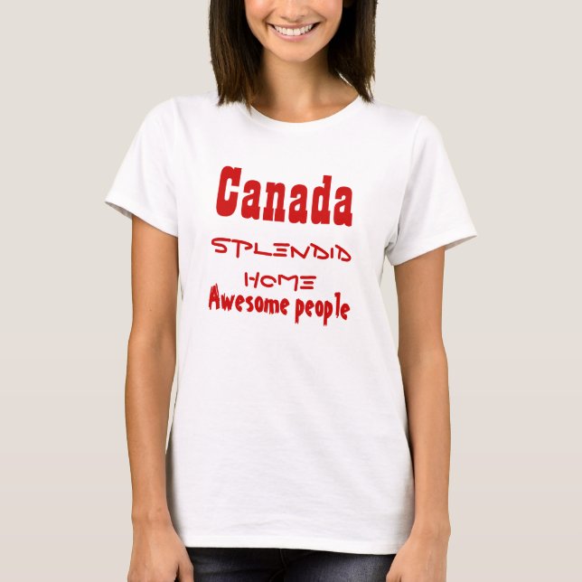 Yellowknife Canada t-shirts (Front)