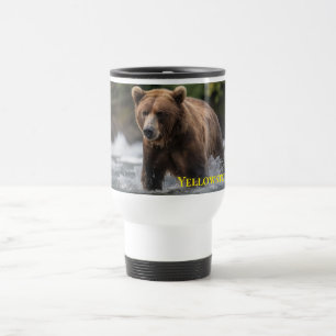 Yellowstone Bear Travel Mug