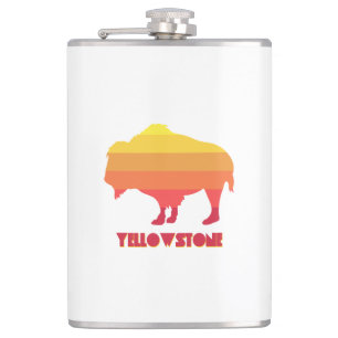 Yellowstone Bison Hip Flask