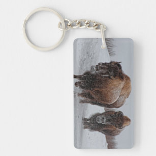 Yellowstone Bison Keychain