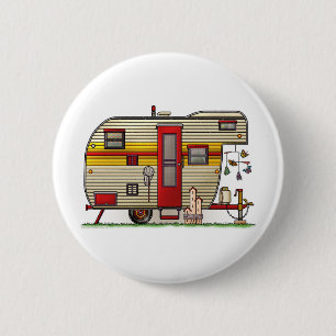Yellowstone Camper Trailer 2 Inch Round Button