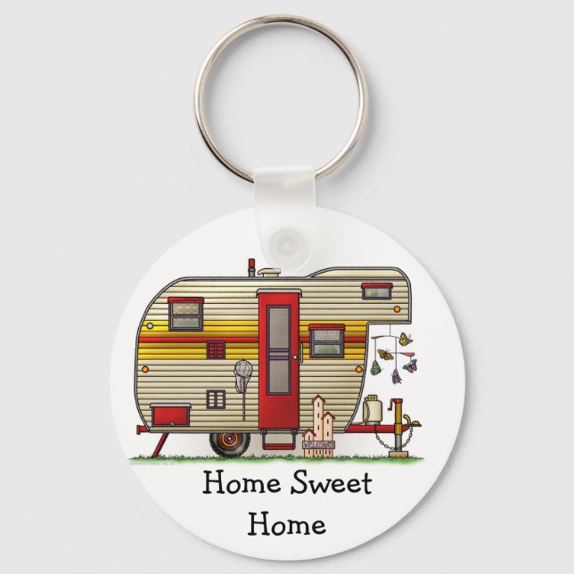 Yellowstone Camper Trailer HSH Keychain (Front)