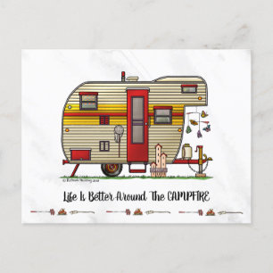 Yellowstone Camper Trailer HSH Postcard