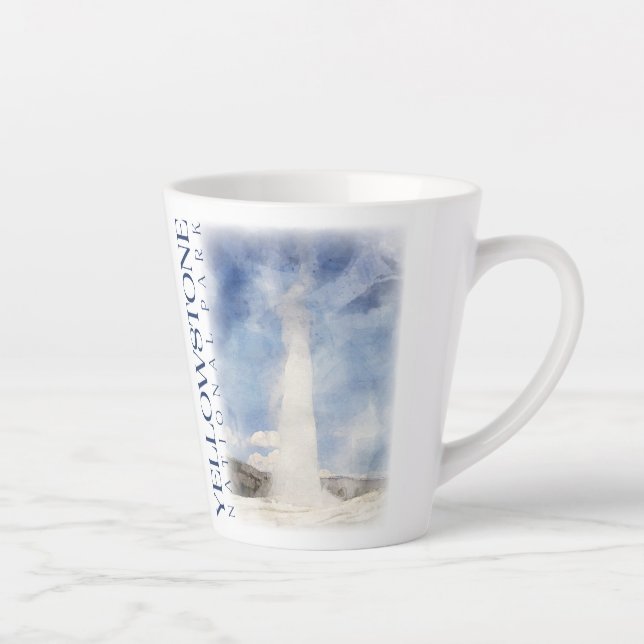 Yellowstone Coffee Cup, Old Faithful Mug (Right)