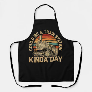 Yellowstone Could Be A Train Station Kinda Day Ye Apron