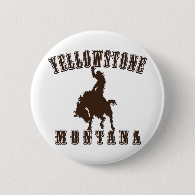 Yellowstone-Cowboy 2 Inch Round Button (Front)