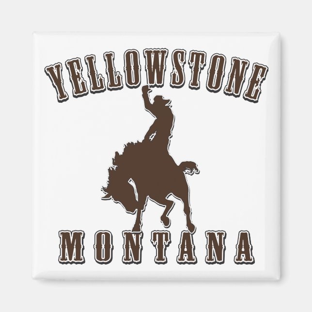 Yellowstone-Cowboy Magnet (Front)