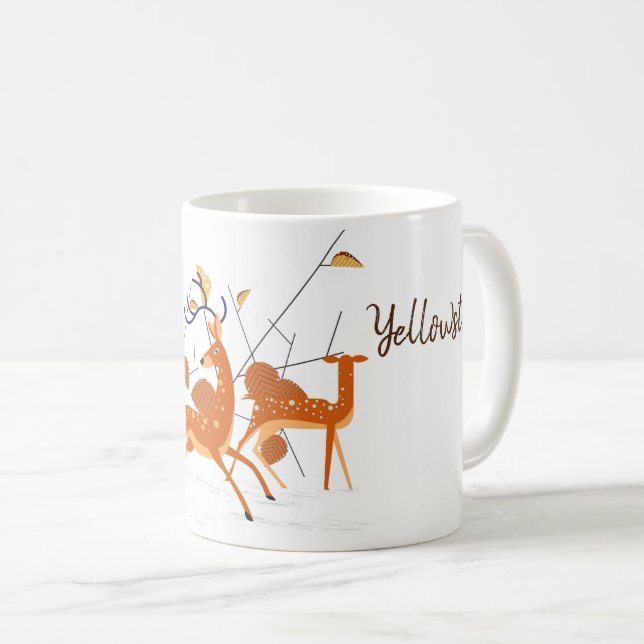 Yellowstone Deer Deer Mug (Devant droit)