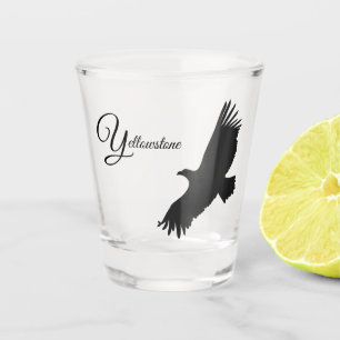 Yellowstone Eagle Shot Glass