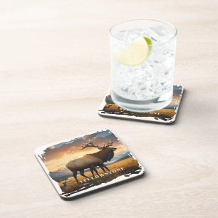 Yellowstone Elk Beverage Coaster