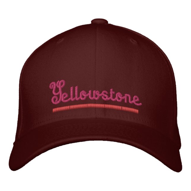 Yellowstone Embroidered Baseball Cap Hat (Front)