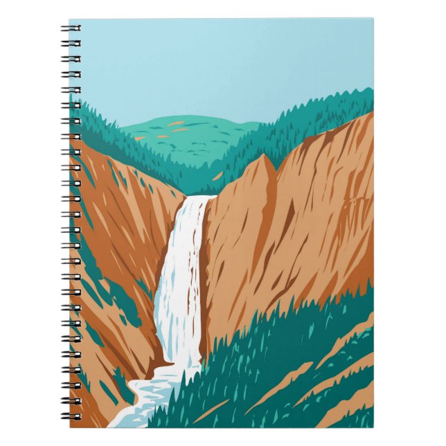 Yellowstone Falls Notebook (Front)