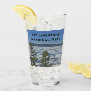 Yellowstone Frozen Lake Photo National Park Glass