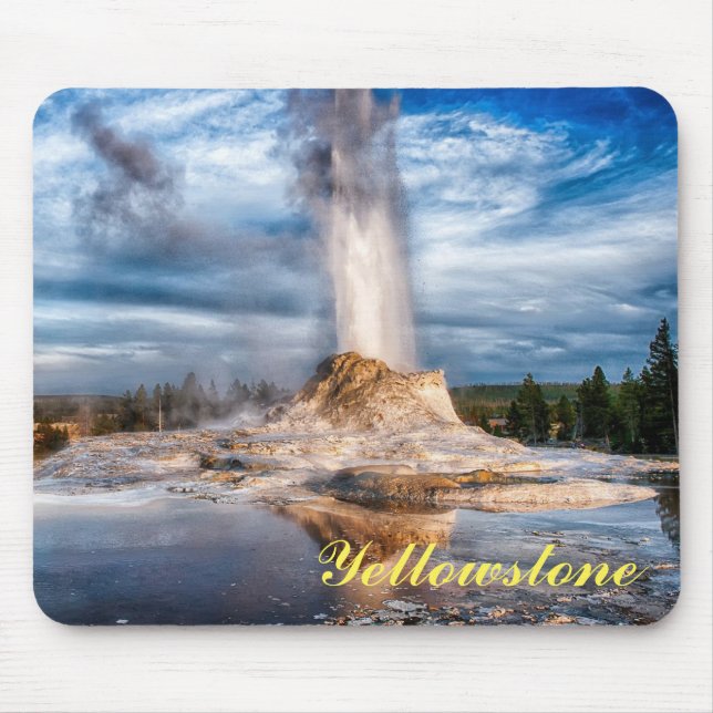 Yellowstone Geyser Mouse Pad (Front)