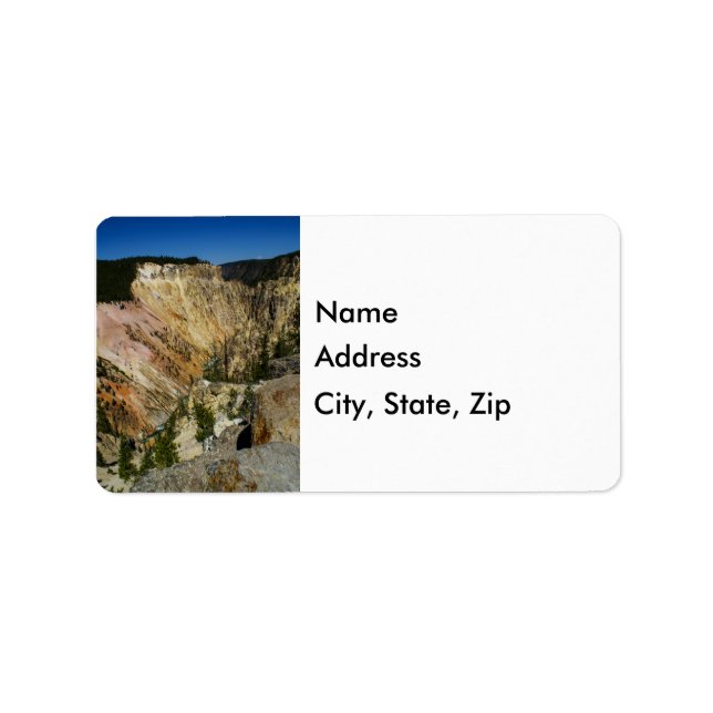 Yellowstone Grand Canyon Label (Front)