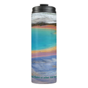 Yellowstone Grand Prismatic Hot Spring - Customize Thermal Tumbler