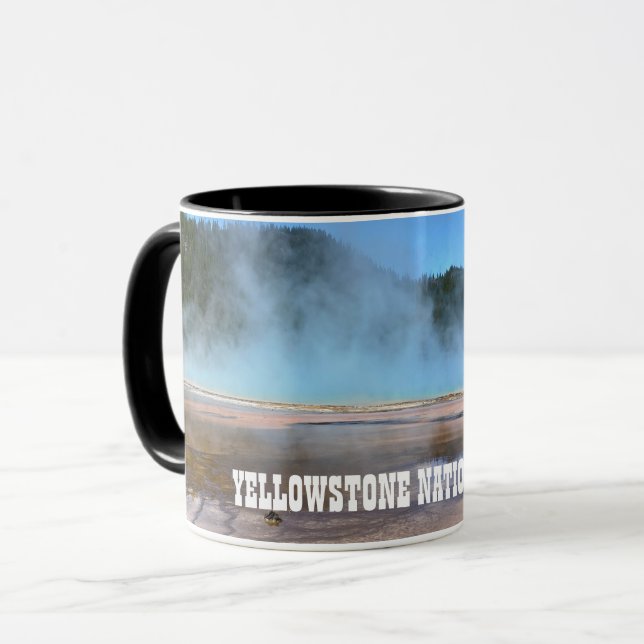 Yellowstone Grand Prismatic Spring Mug (Front Left)