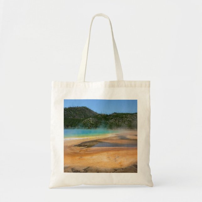 Yellowstone: Grand Prismatic Spring Tote Bag (Front)