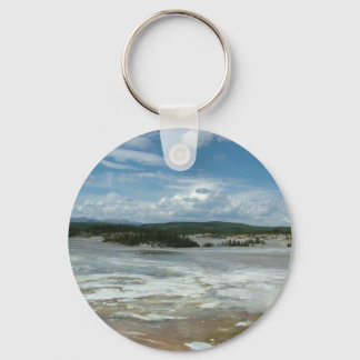 Yellowstone hot land, geyser keychain