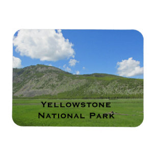 Yellowstone Keepsake Landscape Photo National Park Magnet