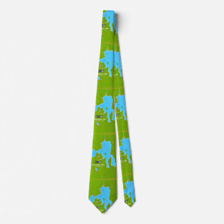 Yellowstone Lake, Wyoming Map Tie