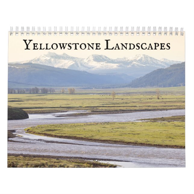Yellowstone Landscapes Calendar (Cover)
