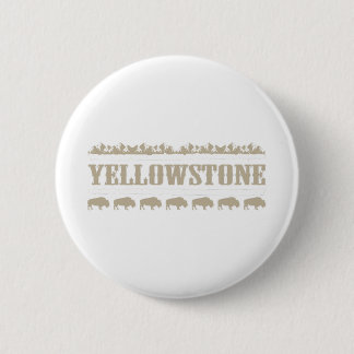Yellowstone Montana Buffalo 2 Inch Round Button