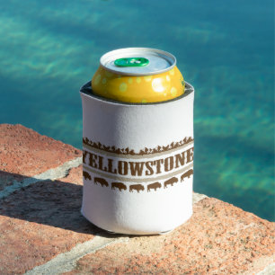 Yellowstone Montana Buffalo Can Cooler